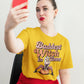 Baddest Witch in Town Retro Halloween Bella+Canvas 3001 T-Shirt – Spooky Cute Fall Tee