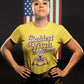 Baddest Witch in Town Retro Halloween Bella+Canvas 3001 T-Shirt – Spooky Cute Fall Tee