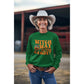 Witch Way to the Candy Halloween Sweatshirt – Bella+Canvas 3501 Unisex Pullover – Spooky Funny Fall Sweater (S–3XL, Multiple Colors)