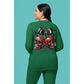 Spooky Cherry Halloween Bow Sweatshirt – Cute & Creepy Fall Vibes
