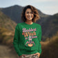 Baddest Witch in Town Retro Halloween Bella+Canvas 3501 Sweatshirt – Spooky Cute Fall Outfit