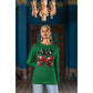 Spooky Cherry Halloween Bow Sweatshirt – Cute & Creepy Fall Vibes