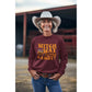 Witch Way to the Candy Halloween Sweatshirt – Bella+Canvas 3501 Unisex Pullover – Spooky Funny Fall Sweater (S–3XL, Multiple Colors)