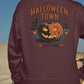 Halloween Town Sweatshirt – Vintage Pumpkin Graphic – Bella Canvas 3501 – Halloween Crewneck – Spooky Season Shirt – Unisex S-3XL