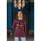 Spooky Cherry Halloween Bow Sweatshirt – Cute & Creepy Fall Vibes