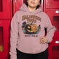 Halloween Town Hoodie – Vintage Pumpkin Graphic – Bella Canvas 3719 – Halloween Pullover – Spooky Season Hoodie – Unisex S-3XL