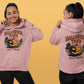 Halloween Town Hoodie – Vintage Pumpkin Graphic – Bella Canvas 3719 – Halloween Pullover – Spooky Season Hoodie – Unisex S-3XL