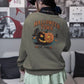 Halloween Town Sweatshirt – Vintage Pumpkin Graphic – Bella Canvas 3501 – Halloween Crewneck – Spooky Season Shirt – Unisex S-3XL