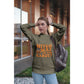 Witch Way to the Candy Halloween Sweatshirt – Bella+Canvas 3501 Unisex Pullover – Spooky Funny Fall Sweater (S–3XL, Multiple Colors)