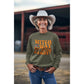 Witch Way to the Candy Halloween Sweatshirt – Bella+Canvas 3501 Unisex Pullover – Spooky Funny Fall Sweater (S–3XL, Multiple Colors)