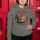 Halloween Town Hoodie – Vintage Pumpkin Graphic – Bella Canvas 3719 – Halloween Pullover – Spooky Season Hoodie – Unisex S-3XL