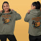 Halloween Town Hoodie – Vintage Pumpkin Graphic – Bella Canvas 3719 – Halloween Pullover – Spooky Season Hoodie – Unisex S-3XL