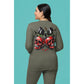 Spooky Cherry Halloween Bow Sweatshirt – Cute & Creepy Fall Vibes