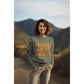 Witch Way to the Candy Halloween Sweatshirt – Bella+Canvas 3501 Unisex Pullover – Spooky Funny Fall Sweater (S–3XL, Multiple Colors)