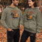 Halloween Town Hoodie – Vintage Pumpkin Graphic – Bella Canvas 3719 – Halloween Pullover – Spooky Season Hoodie – Unisex S-3XL