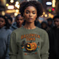 Halloween Town Sweatshirt – Vintage Pumpkin Graphic – Bella Canvas 3501 – Halloween Crewneck – Spooky Season Shirt – Unisex S-3XL