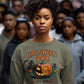 Halloween Town Sweatshirt – Vintage Pumpkin Graphic – Bella Canvas 3501 – Halloween Crewneck – Spooky Season Shirt – Unisex S-3XL