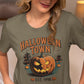 Halloween Town T-Shirt – Vintage Pumpkin Graphic – Bella Canvas 3001 – Halloween Tee – Spooky Season Shirt – Unisex S-3XL