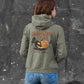 Halloween Town Hoodie – Vintage Pumpkin Graphic – Bella Canvas 3719 – Halloween Pullover – Spooky Season Hoodie – Unisex S-3XL