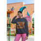 Witch Way to the Candy Halloween Sweatshirt – Bella+Canvas 3501 Unisex Pullover – Spooky Funny Fall Sweater (S–3XL, Multiple Colors)
