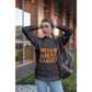 Witch Way to the Candy Halloween Sweatshirt – Bella+Canvas 3501 Unisex Pullover – Spooky Funny Fall Sweater (S–3XL, Multiple Colors)