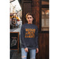 Witch Way to the Candy Halloween Sweatshirt – Bella+Canvas 3501 Unisex Pullover – Spooky Funny Fall Sweater (S–3XL, Multiple Colors)