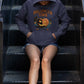 Halloween Town Hoodie – Vintage Pumpkin Graphic – Bella Canvas 3719 – Halloween Pullover – Spooky Season Hoodie – Unisex S-3XL