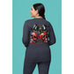 Spooky Cherry Halloween Bow Sweatshirt – Cute & Creepy Fall Vibes