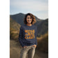 Witch Way to the Candy Halloween Sweatshirt – Bella+Canvas 3501 Unisex Pullover – Spooky Funny Fall Sweater (S–3XL, Multiple Colors)