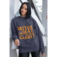 Witch Way to the Candy Halloween Sweatshirt – Bella+Canvas 3501 Unisex Pullover – Spooky Funny Fall Sweater (S–3XL, Multiple Colors)