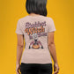 Baddest Witch in Town Retro Halloween Bella+Canvas 3001 T-Shirt – Spooky Cute Fall Tee