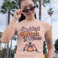 Baddest Witch in Town Retro Halloween Bella+Canvas 3001 T-Shirt – Spooky Cute Fall Tee