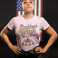 Baddest Witch in Town Retro Halloween Bella+Canvas 3001 T-Shirt – Spooky Cute Fall Tee