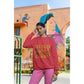 Witch Way to the Candy Halloween Sweatshirt – Bella+Canvas 3501 Unisex Pullover – Spooky Funny Fall Sweater (S–3XL, Multiple Colors)