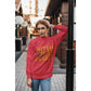 Witch Way to the Candy Halloween Sweatshirt – Bella+Canvas 3501 Unisex Pullover – Spooky Funny Fall Sweater (S–3XL, Multiple Colors)