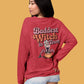 Baddest Witch in Town Retro Halloween Bella+Canvas 3501 Sweatshirt – Spooky Cute Fall Outfit