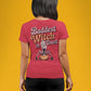 Baddest Witch in Town Retro Halloween Bella+Canvas 3001 T-Shirt – Spooky Cute Fall Tee