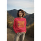 Witch Way to the Candy Halloween Sweatshirt – Bella+Canvas 3501 Unisex Pullover – Spooky Funny Fall Sweater (S–3XL, Multiple Colors)