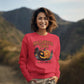 Halloween Town Sweatshirt – Vintage Pumpkin Graphic – Bella Canvas 3501 – Halloween Crewneck – Spooky Season Shirt – Unisex S-3XL