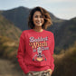 Baddest Witch in Town Retro Halloween Bella+Canvas 3501 Sweatshirt – Spooky Cute Fall Outfit