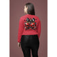 Spooky Cherry Halloween Bow Sweatshirt – Cute & Creepy Fall Vibes