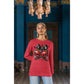 Spooky Cherry Halloween Bow Sweatshirt – Cute & Creepy Fall Vibes