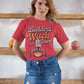 Baddest Witch in Town Retro Halloween Bella+Canvas 3001 T-Shirt – Spooky Cute Fall Tee