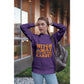 Witch Way to the Candy Halloween Sweatshirt – Bella+Canvas 3501 Unisex Pullover – Spooky Funny Fall Sweater (S–3XL, Multiple Colors)
