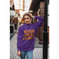 Witch Way to the Candy Halloween Sweatshirt – Bella+Canvas 3501 Unisex Pullover – Spooky Funny Fall Sweater (S–3XL, Multiple Colors)