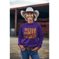 Witch Way to the Candy Halloween Sweatshirt – Bella+Canvas 3501 Unisex Pullover – Spooky Funny Fall Sweater (S–3XL, Multiple Colors)