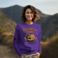 Halloween Town Sweatshirt – Vintage Pumpkin Graphic – Bella Canvas 3501 – Halloween Crewneck – Spooky Season Shirt – Unisex S-3XL
