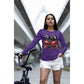 Spooky Cherry Halloween Bow Sweatshirt – Cute & Creepy Fall Vibes