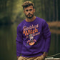 Baddest Witch in Town Retro Halloween Bella+Canvas 3501 Sweatshirt – Spooky Cute Fall Outfit
