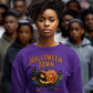 Halloween Town Sweatshirt – Vintage Pumpkin Graphic – Bella Canvas 3501 – Halloween Crewneck – Spooky Season Shirt – Unisex S-3XL